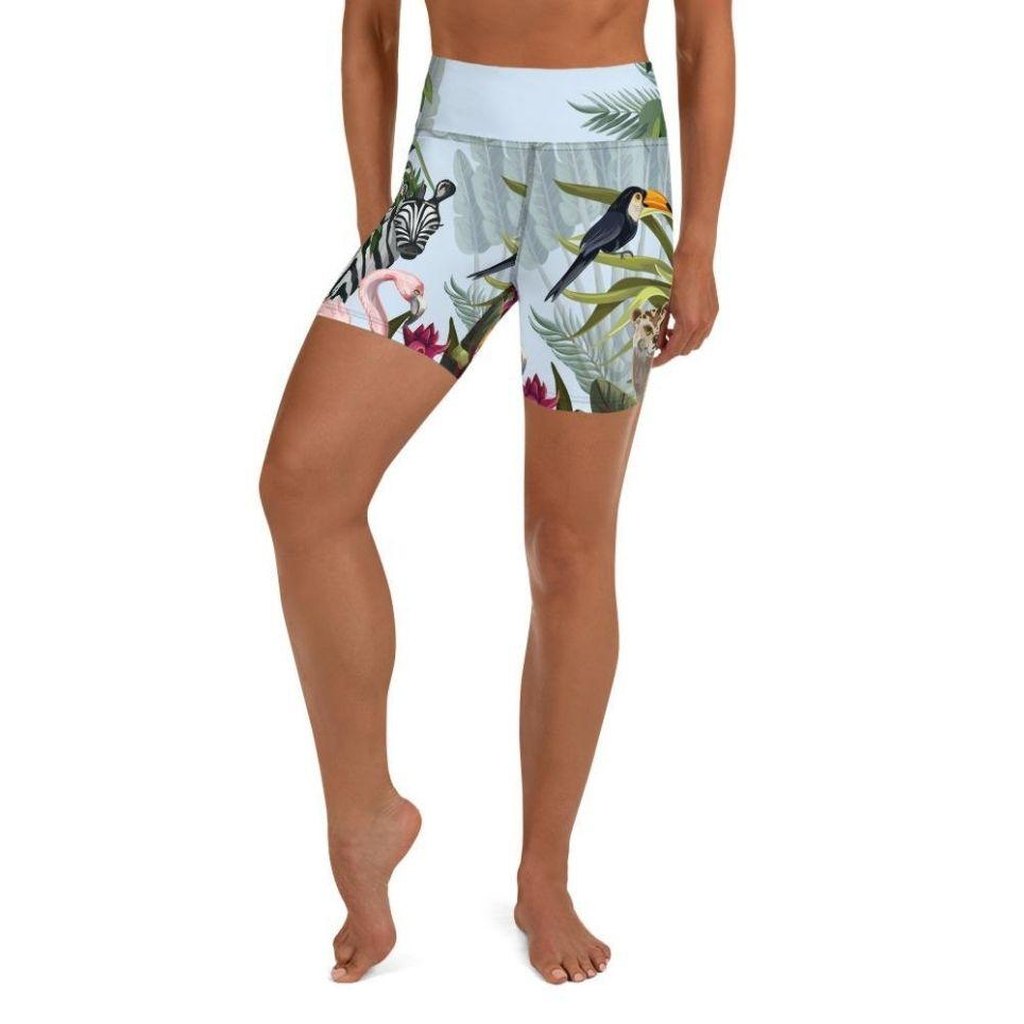 Jungle Celebration Yoga Shorts