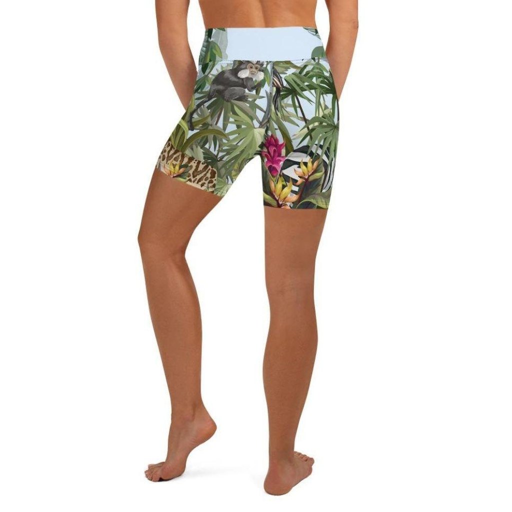 Jungle Celebration Yoga Shorts