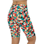Kaleidoscopic Biker Shorts