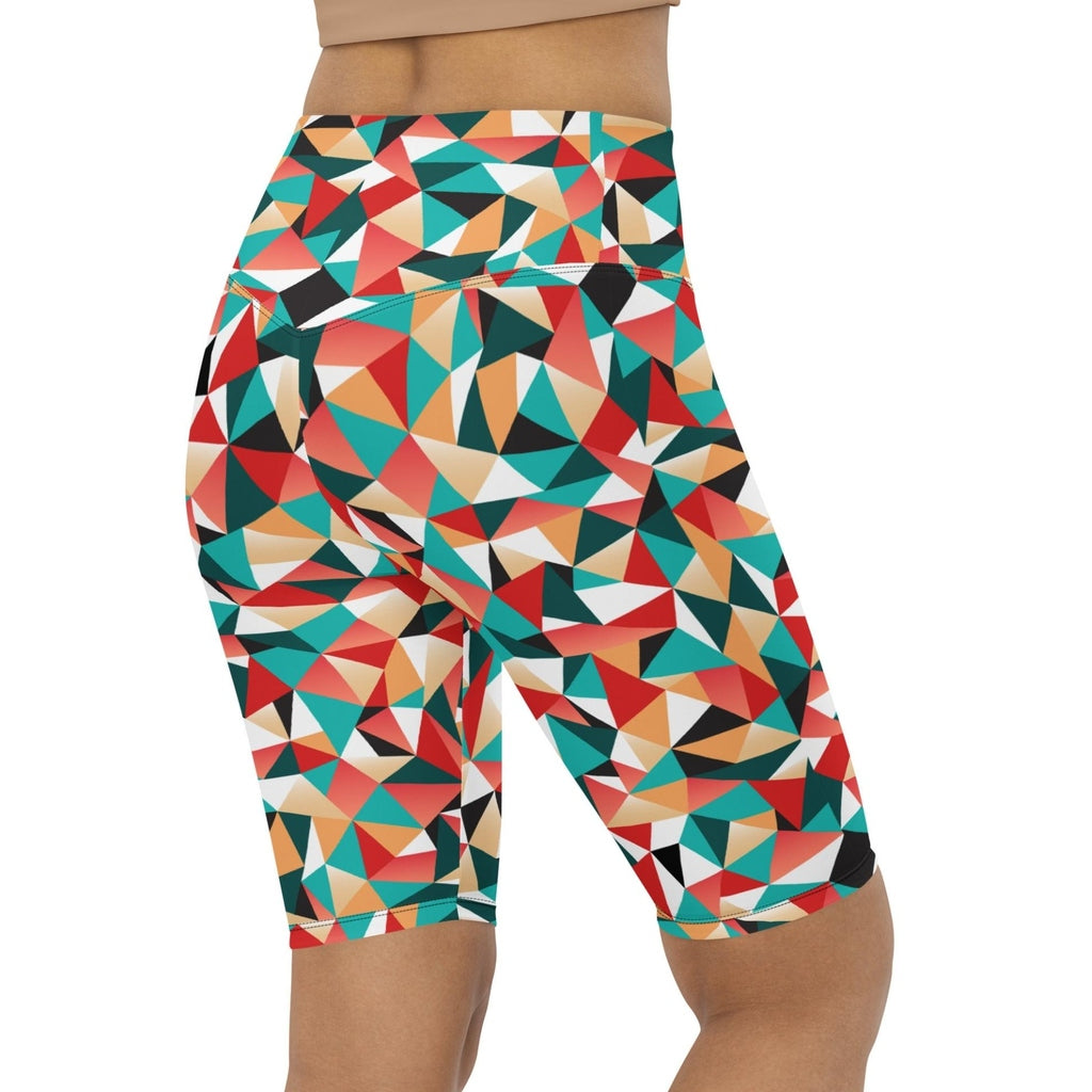 Kaleidoscopic Biker Shorts