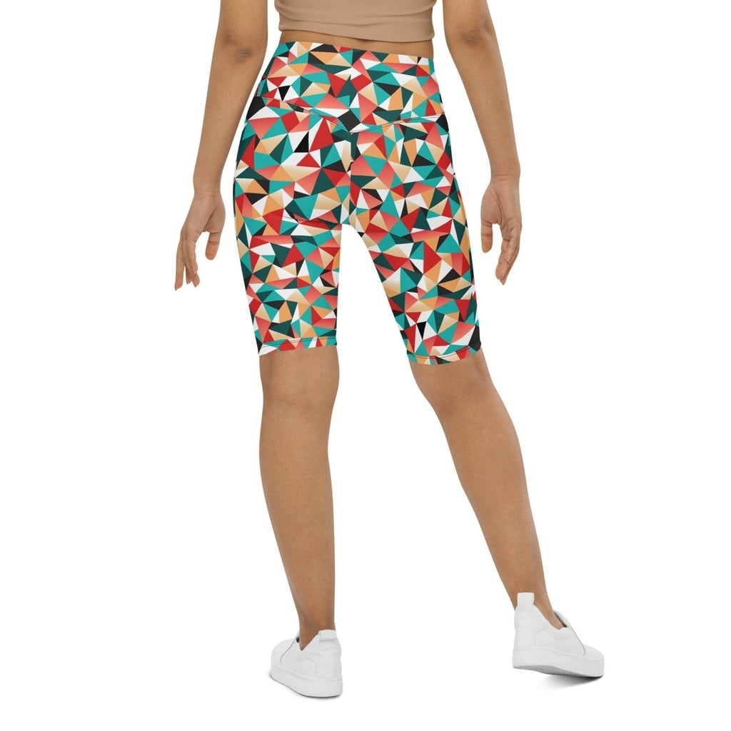 Kaleidoscopic Biker Shorts