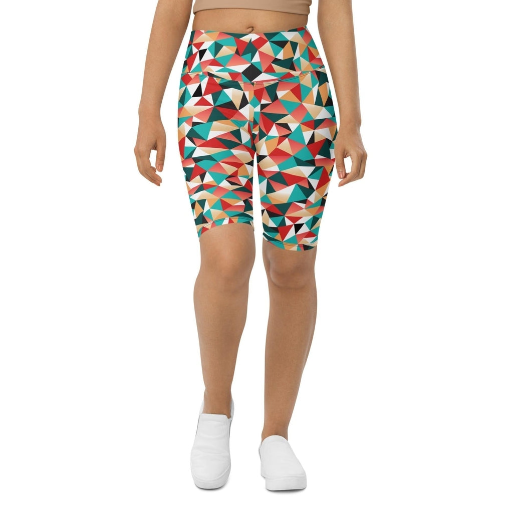 Kaleidoscopic Biker Shorts