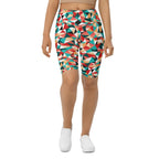 Kaleidoscopic Biker Shorts
