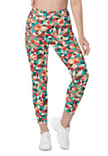 Kaleidoscopic Leggings With Pockets