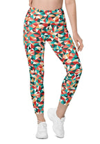 Kaleidoscopic Leggings With Pockets
