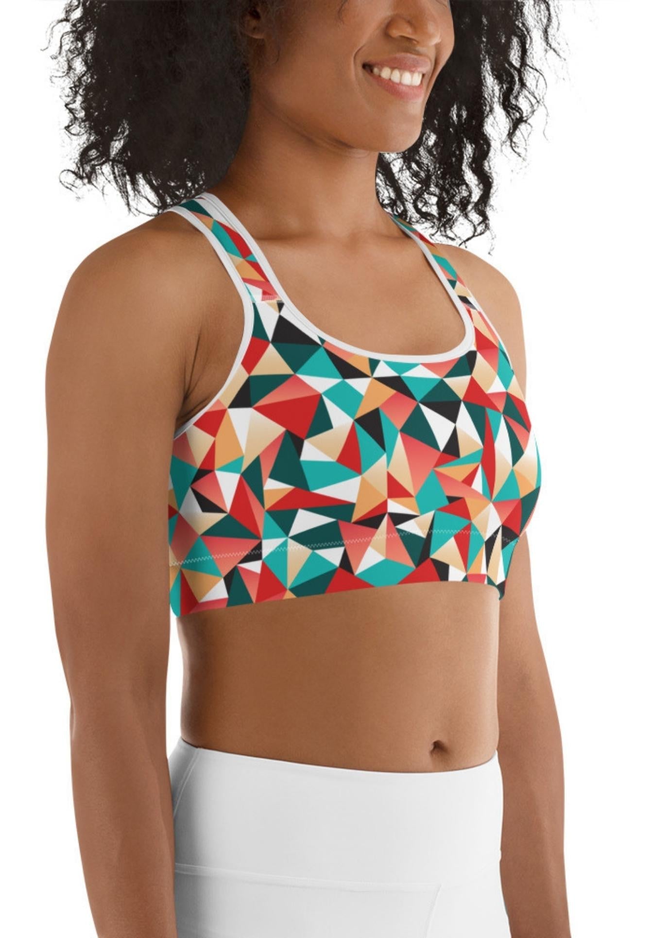 Kaleidoscopic Sports Bra