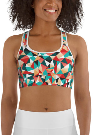 Kaleidoscopic Sports Bra