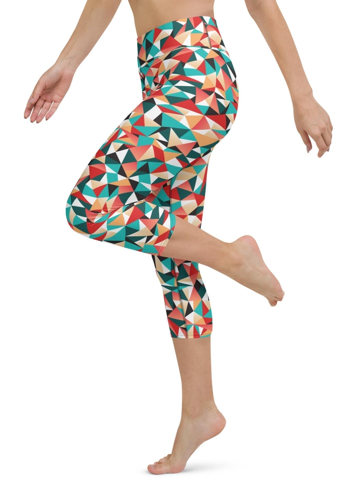 Kaleidoscopic Yoga Capris