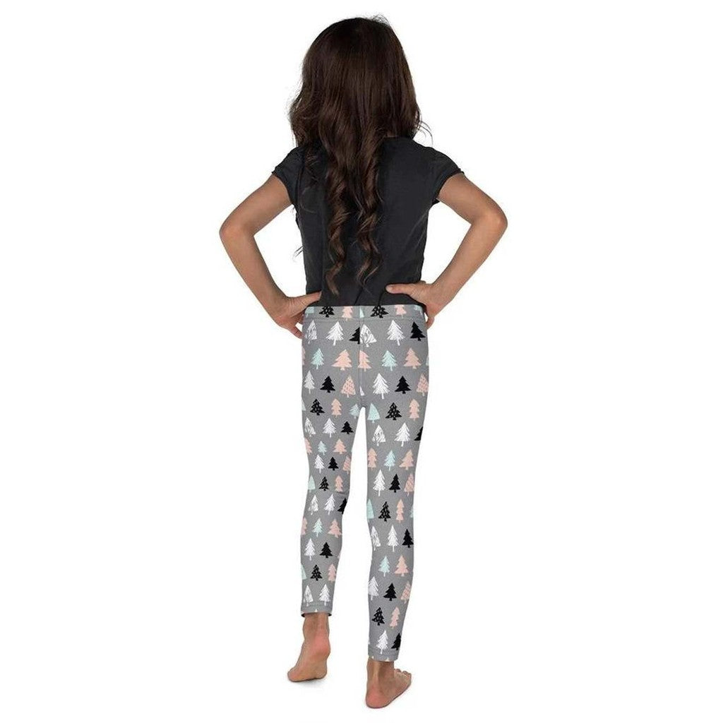 Kids' Cute Minimalistic Christmas Leggings - FiercePulse - Premium Workout Leggings - Yoga Pants