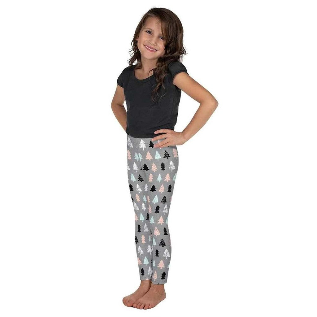 Kids' Cute Minimalistic Christmas Leggings - FiercePulse - Premium Workout Leggings - Yoga Pants
