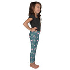 Kids' Festive Flamingos Leggings - FiercePulse - Premium Workout Leggings - Yoga Pants