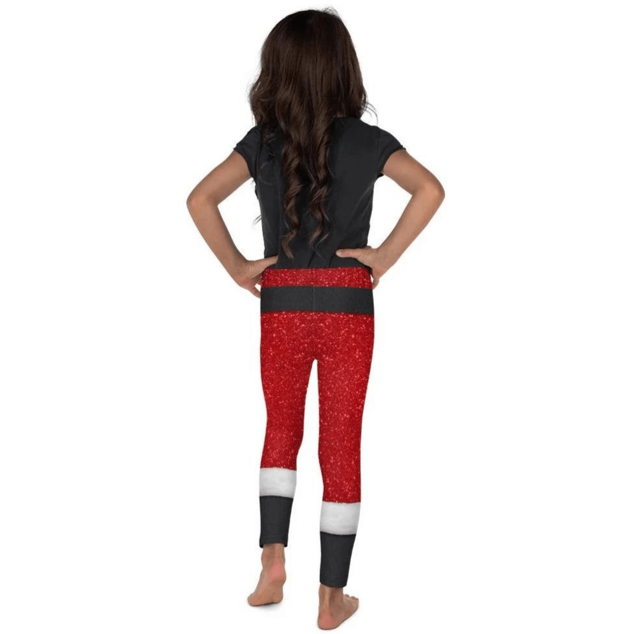 Kids' Santa's Outfit Leggings - FiercePulse - Premium Workout Leggings - Yoga Pants