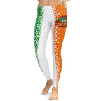 Kiss Me I'm Irish Leggings - FiercePulse - Premium Workout Leggings - Yoga Pants