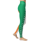 Kiss Me I'm Irish Yoga Leggings - FiercePulse - Premium Workout Leggings - Yoga Pants