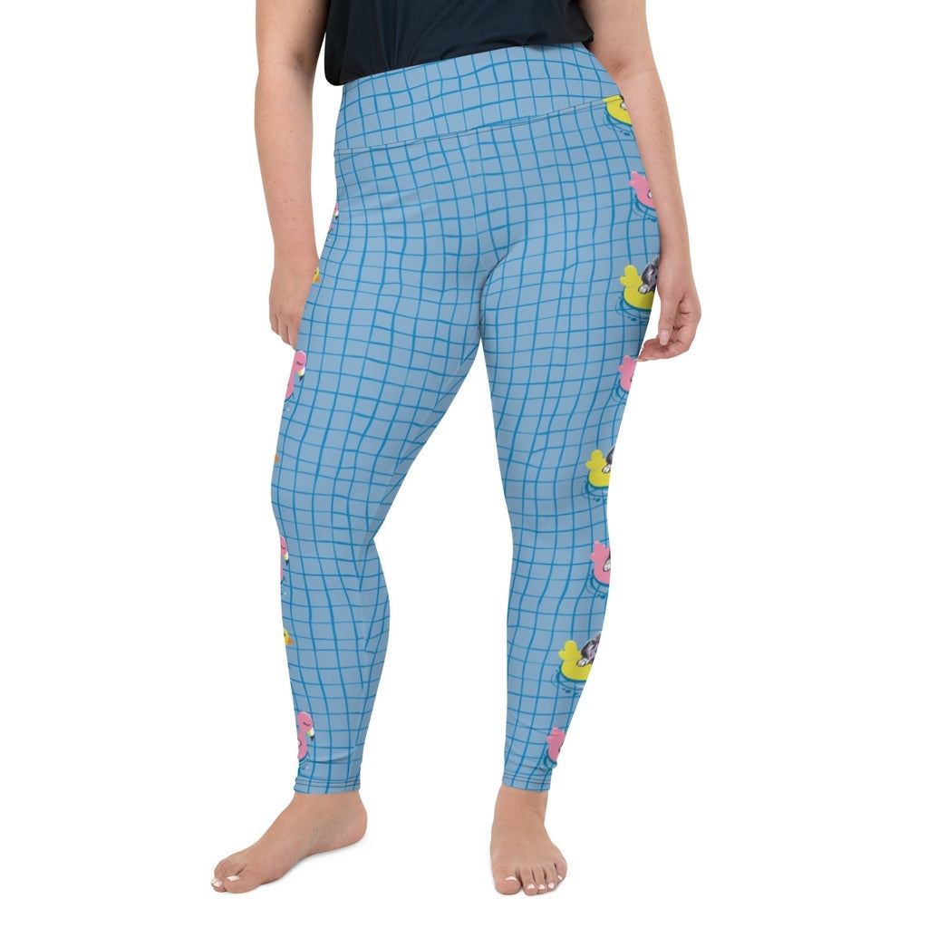 Kittens in Floats Plus Size Leggings