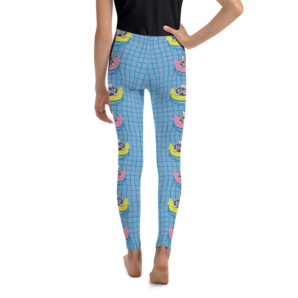 Kittens in Floats Youth Leggings