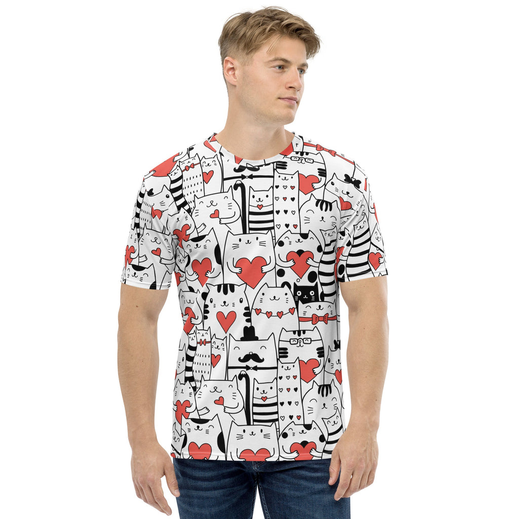 Kitties in Love Men's T-shirt