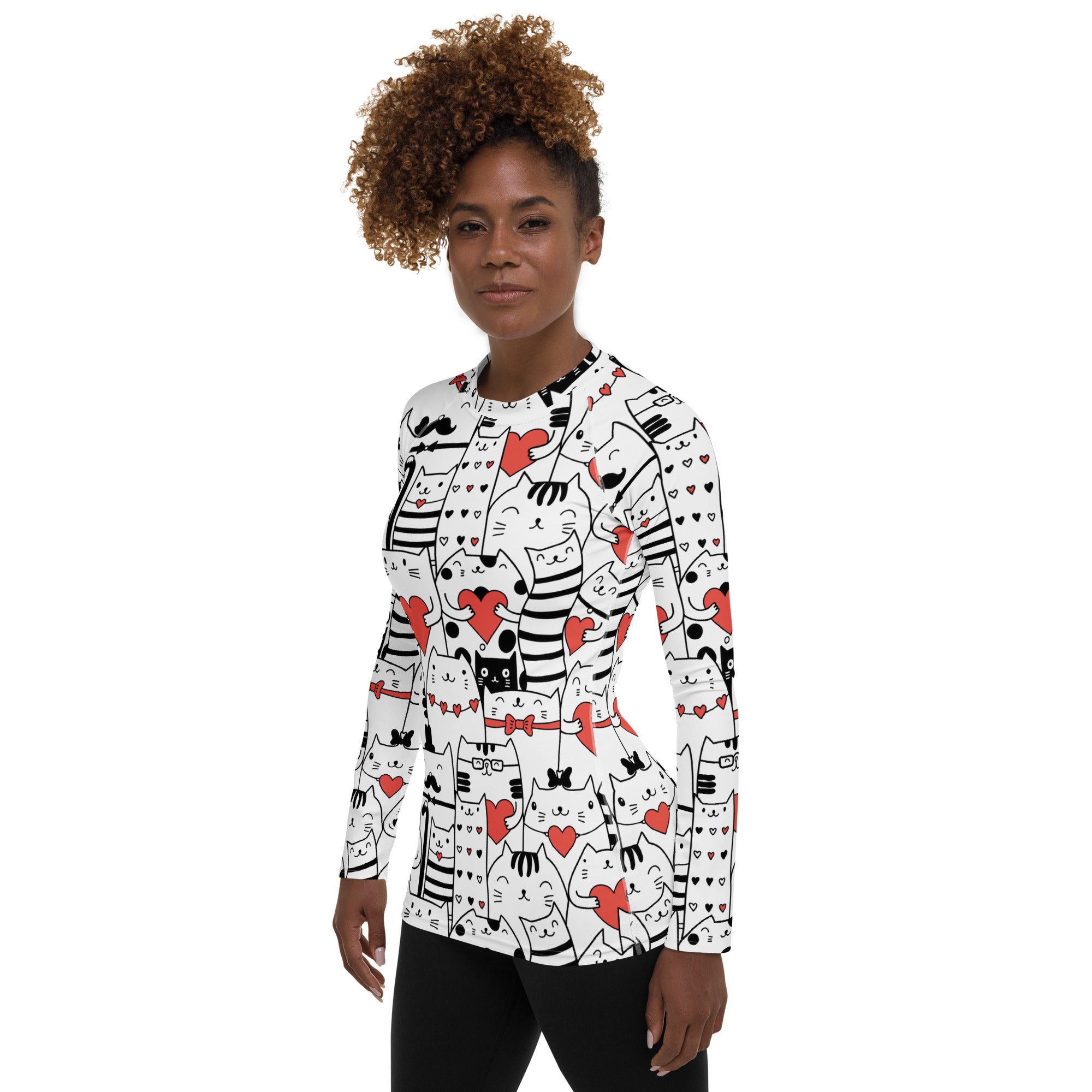 Kitties in Love Rash Guard