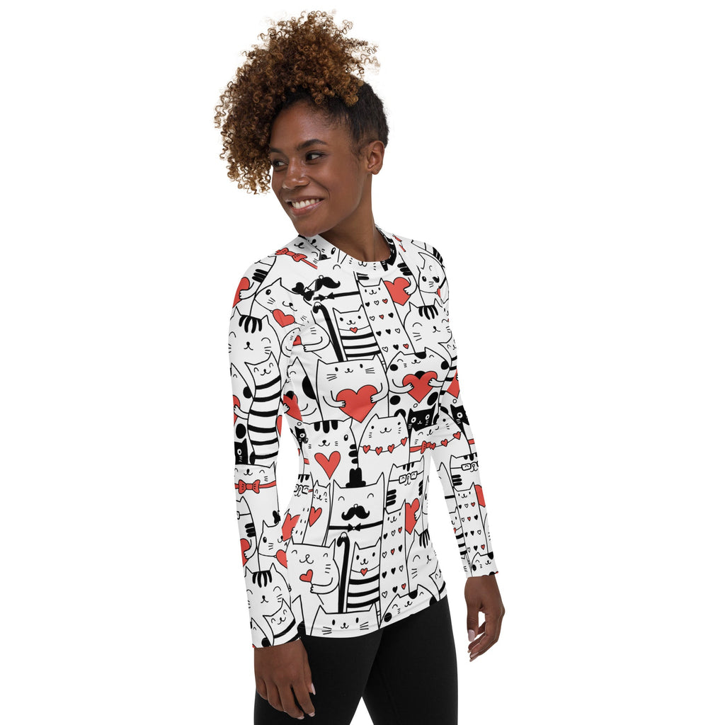 Kitties in Love Rash Guard