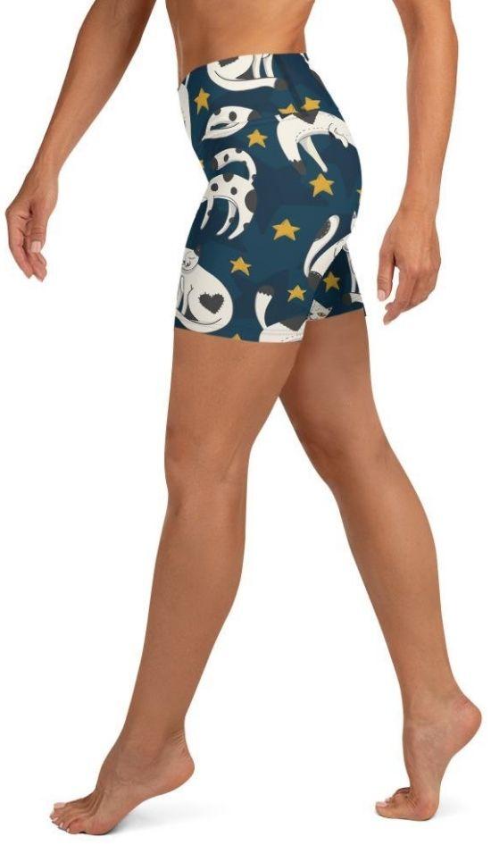 Kitty Love Yoga Shorts