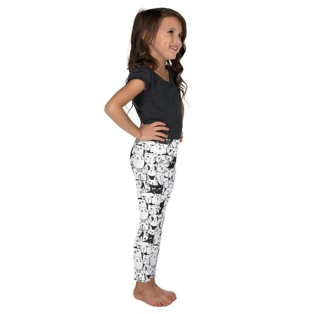 Kitty Pattern Kid's Leggings