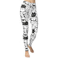 Kitty Pattern Yoga Leggings