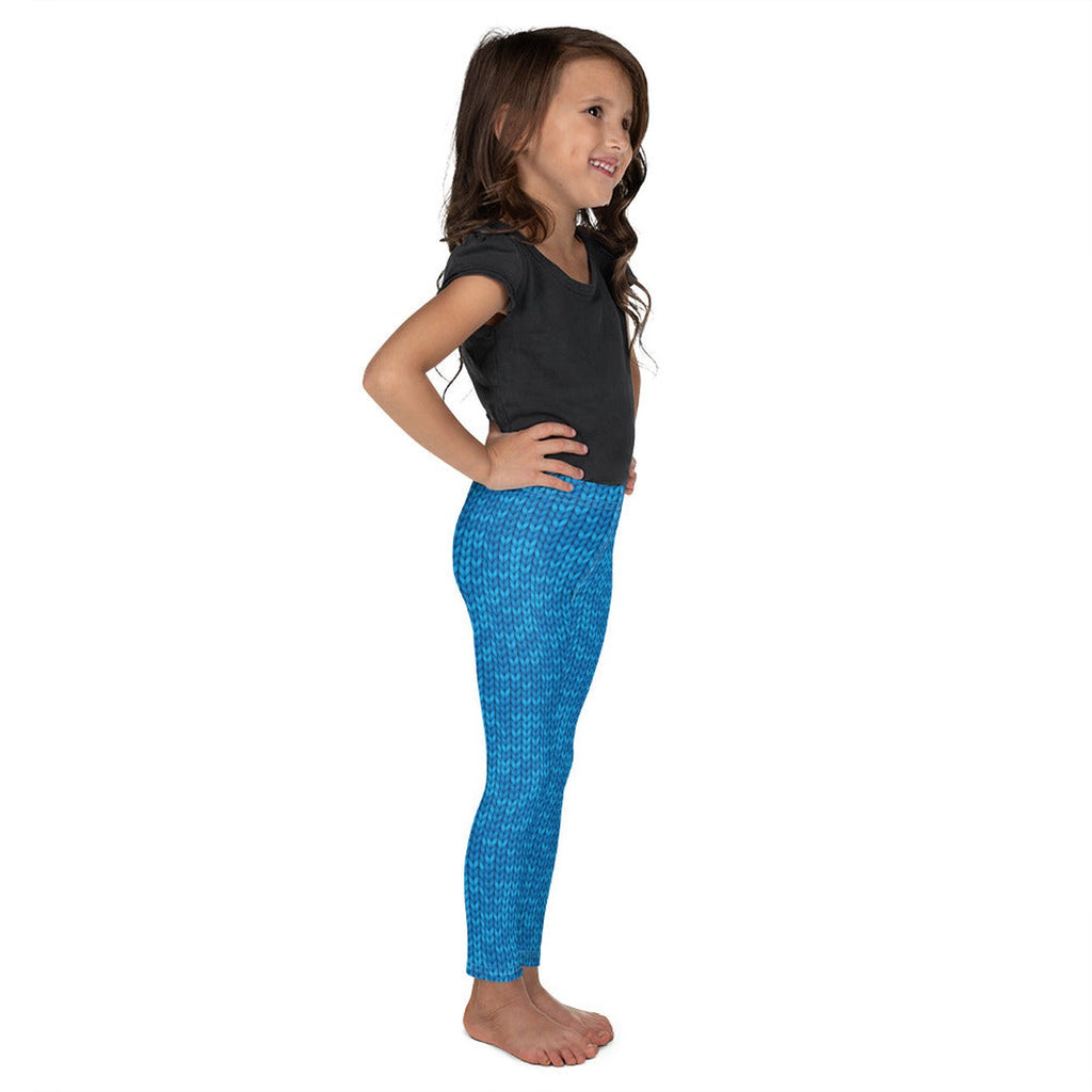 Knitted Print Pattern Kid's Leggings