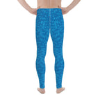 Knitted Print Pattern Men's Leggings