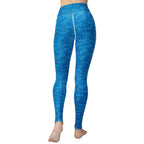 Knitted Print Pattern Yoga Leggings