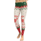 Knitted Print Ugly Christmas Leggings