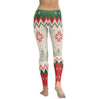 Knitted Print Ugly Christmas Leggings