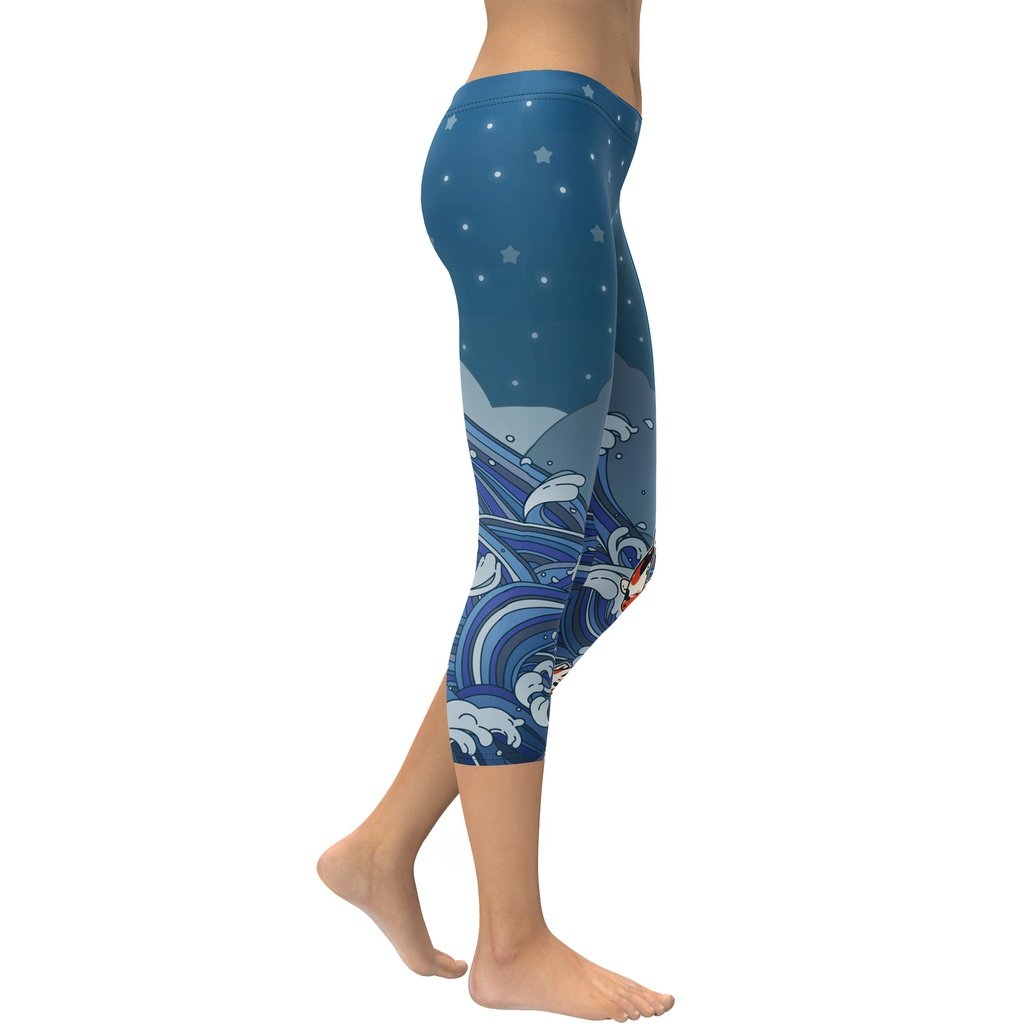 Koi Fish Capris