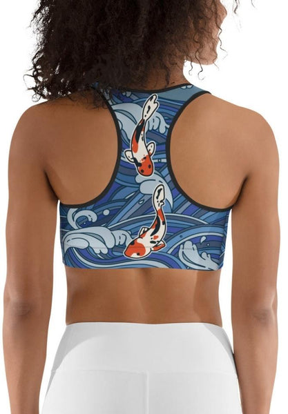 Starfish Stripe Sports Bra