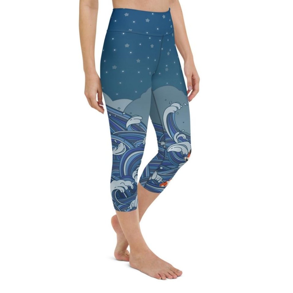 Koi Fish Yoga Capris