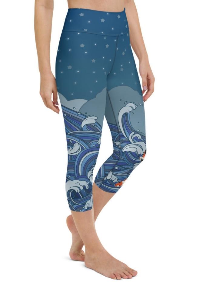 Koi Fish Yoga Capris