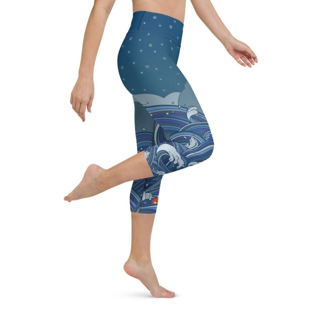 Koi Fish Yoga Capris