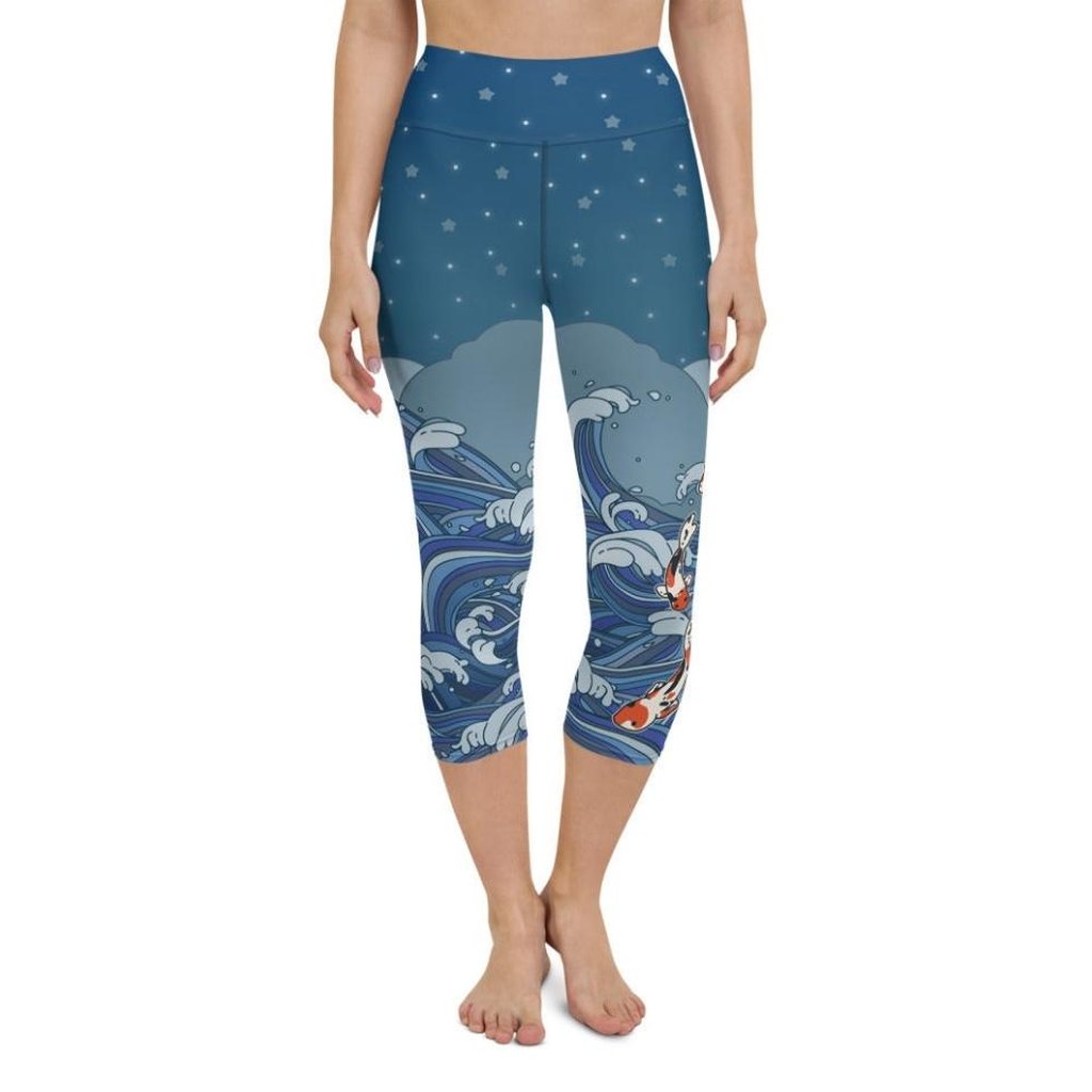 Koi Fish Yoga Capris