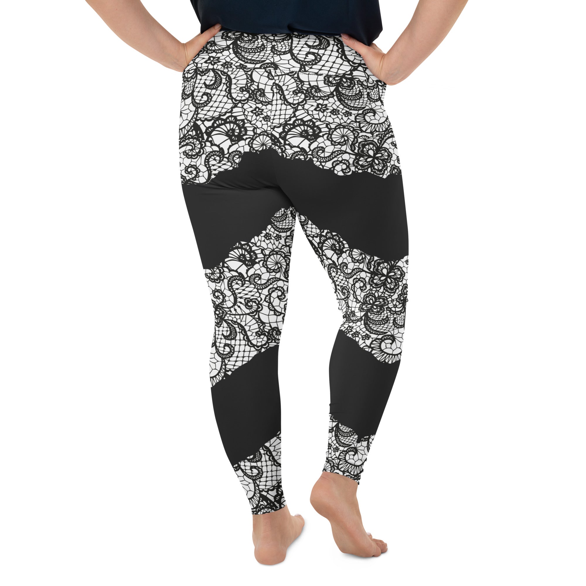 Plus size outlet cut out leggings