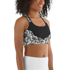 Lace Cut Out Sports Bra