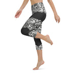Lace Cut Out Yoga Capris