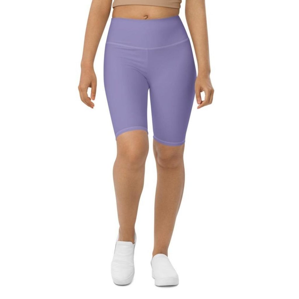 Lavender Purple Biker Shorts