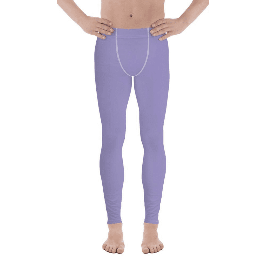 Lavender Purple Men's Leggings