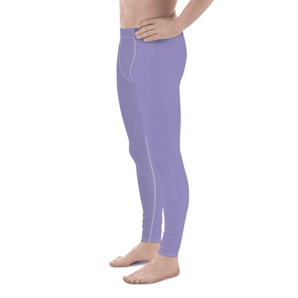 Lavender Purple Men's Leggings