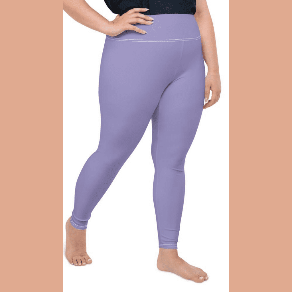 Lavender Purple Plus Size Leggings