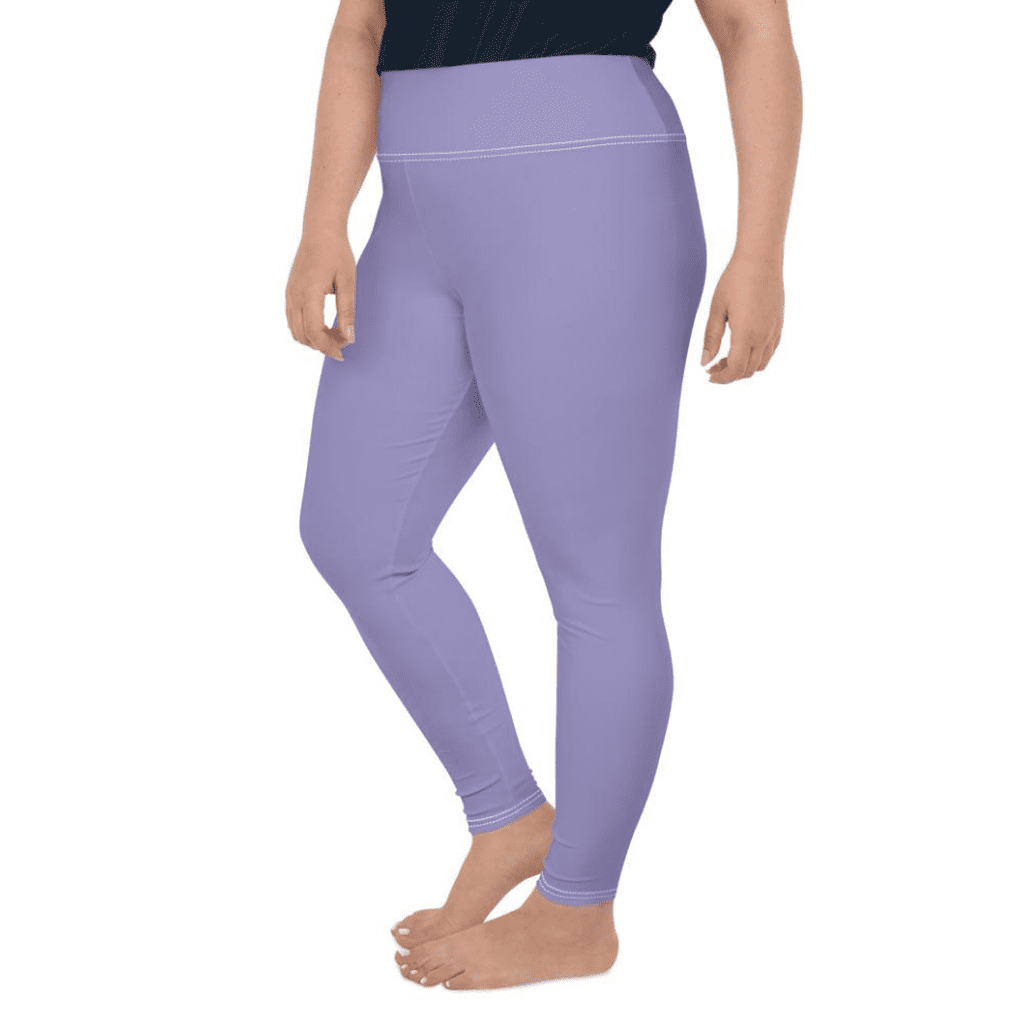 Lavender Purple Plus Size Leggings