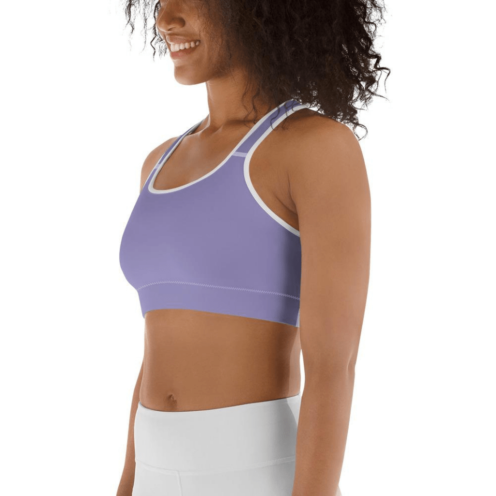 Lavender Purple Sports Bra