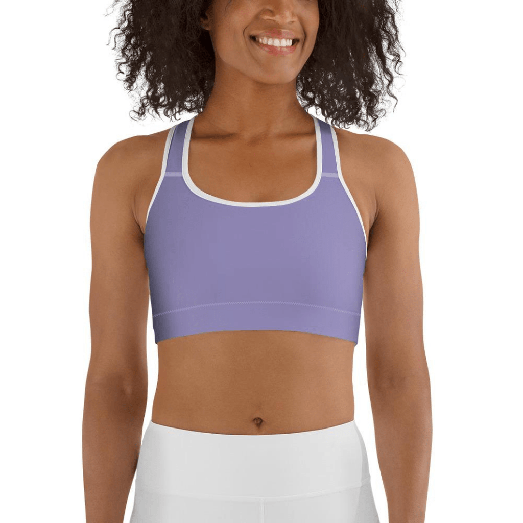 Lavender Purple Sports Bra