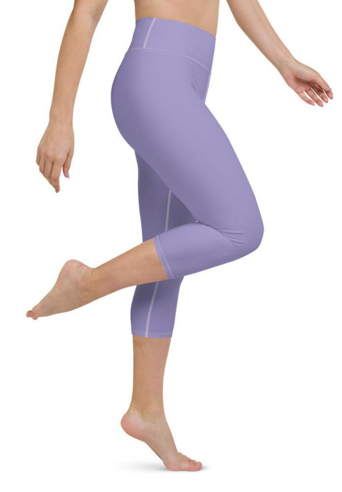 Lavender Purple Yoga Capris