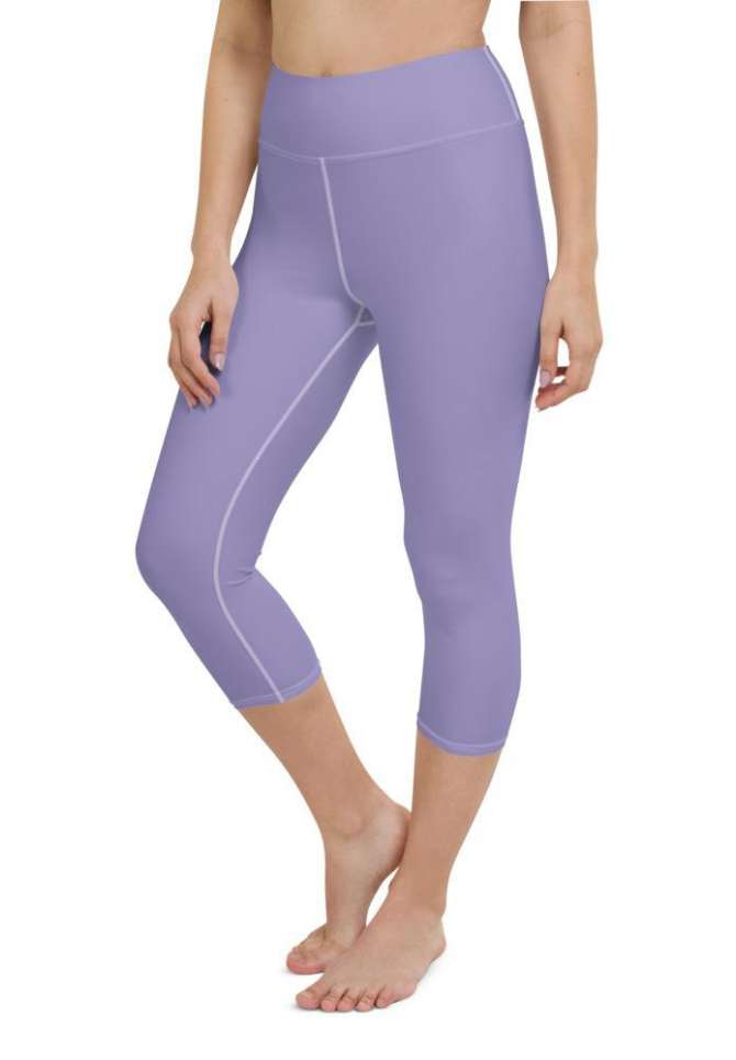 Lavender Purple Yoga Capris