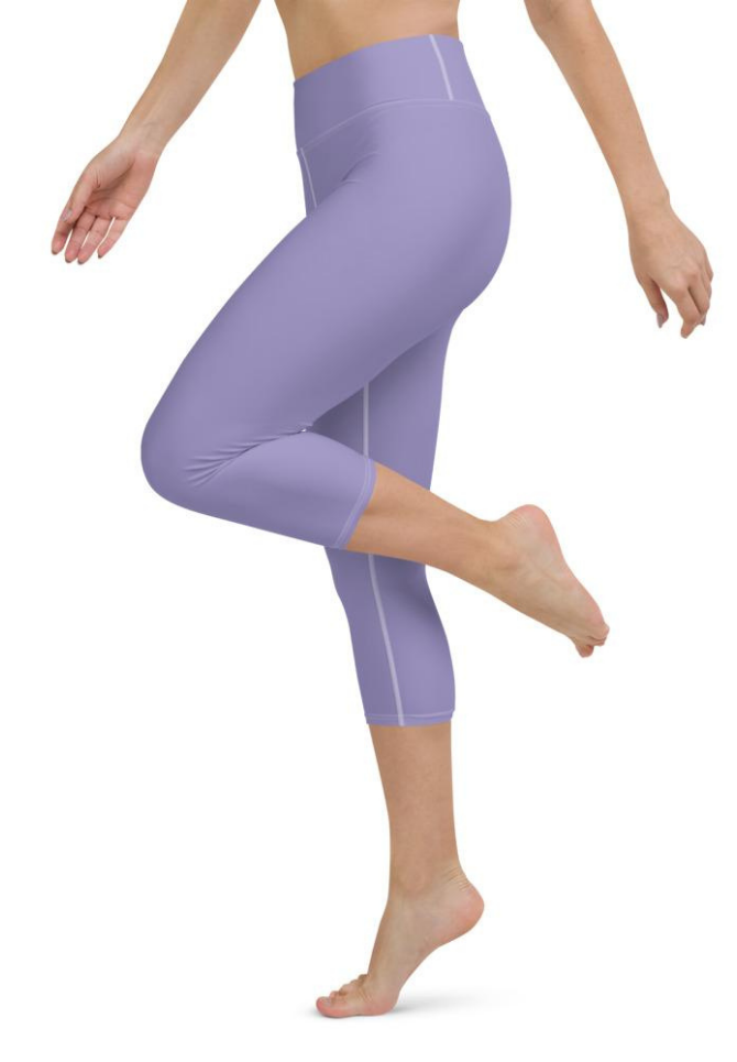 Lavender Purple Yoga Capris